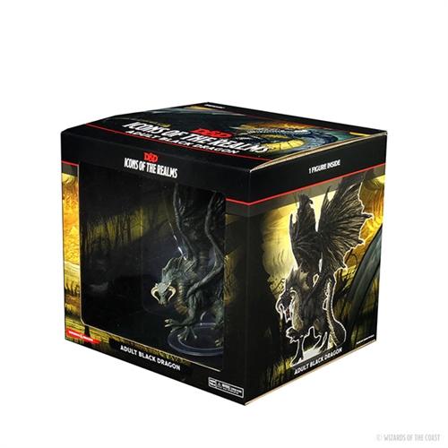 DnD - Adult Black Dragon - Icons of the Realms Premium DnD Figur